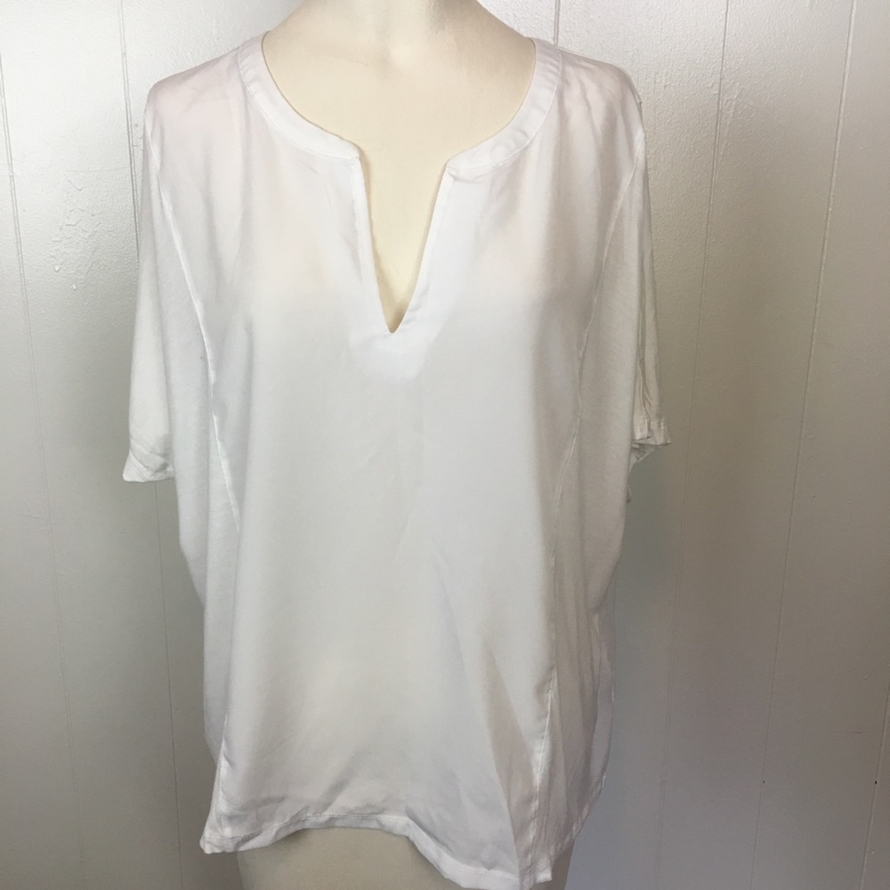 Old Navy White Blouse Sz. XL
